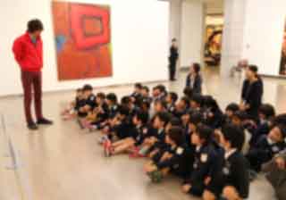 横浜美術館　子どものアトリエ　学校のためのプログラムへいってきました。